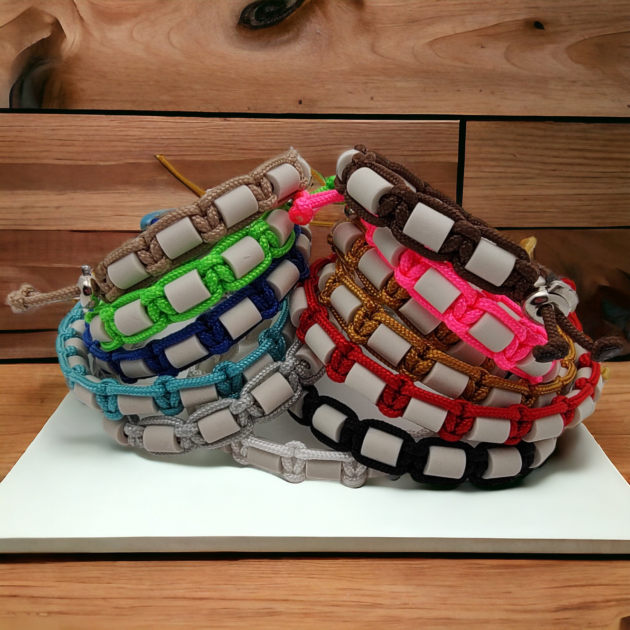 EM-Keramik Armband, Paracord Armreif, Hundehalsband für kleine Hunde und Katzen | Größe individualisierbar I verschiedene Farben #ABEMHUFAS EM-Keramik Armband, Paracord Armreif, Hundehalsband für kleine Hunde und Katzen | Größe individualisierbar I verschiedene Farben #ABEMHUFAS