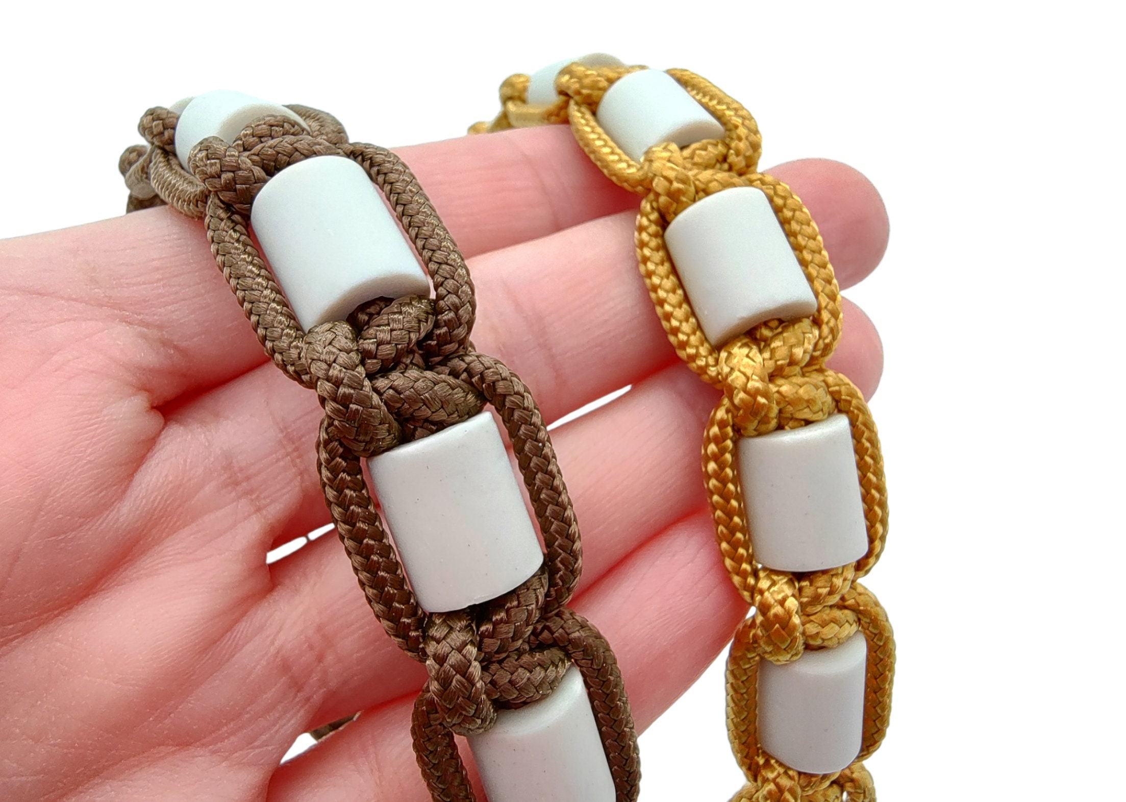 EM-Keramik Armband, Paracord Armreif, Hundehalsband für kleine Hunde und Katzen | Größe individualisierbar I verschiedene Farben #ABEMHUFAS EM-Keramik Armband, Paracord Armreif, Hundehalsband für kleine Hunde und Katzen | Größe individualisierbar I verschiedene Farben #ABEMHUFAS